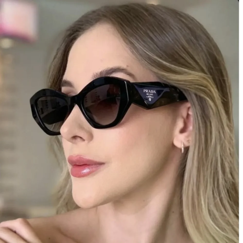 NEW PRADA PR07YSF BLACK WOMEN'S SUNGLASSES PR 07YS 1AB0A7 PRADA EYEWEAR SPR 07Y - Picture 7 of 9